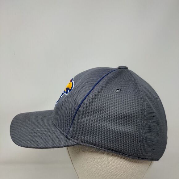 Top of the World Kansas Jayhawks Fitted Hat OSFA Embroidered Logo NCAA - Picture 3 of 9
